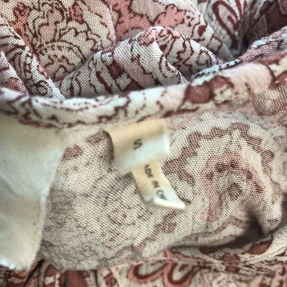 Anthropology Lilka pink boho paisley tunic dress - Picture 5 of 5